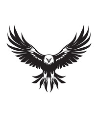 Obraz premium Best black and bold Eagle Silhouettes Images