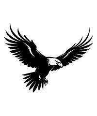 Obraz premium Best black and bold Eagle Silhouettes 