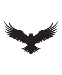 Obraz premium Best black and bold Eagle Silhouettes Images