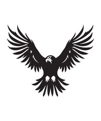 Obraz premium Best black and bold Eagle Silhouettes Images