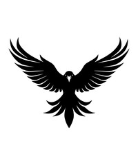 Fototapeta premium Best black and bold Eagle Silhouettes Images