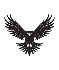 Naklejka premium Best bold Eagle Silhouettes Images