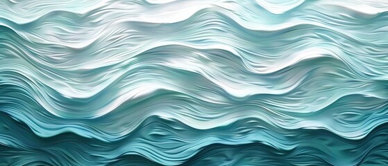 Obraz premium Magical Ocean Waves Art Painting with Enchanting Colors