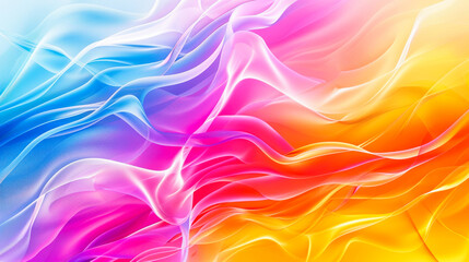 Fototapeta premium Abstract background with colorful wavy lines