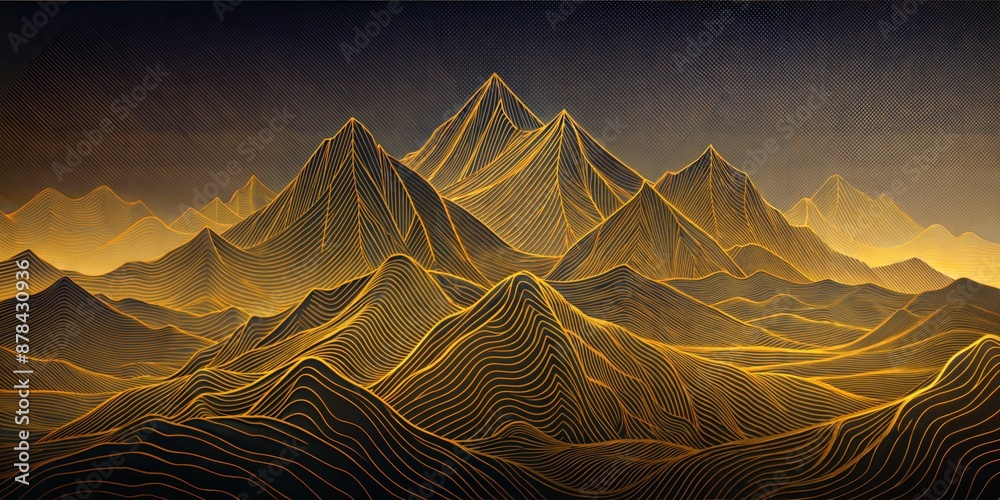 Wall mural abstract background with geometric pattern