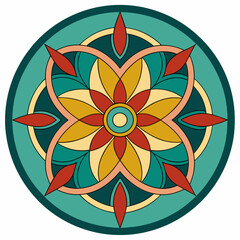 Vibrant Mandala Design
