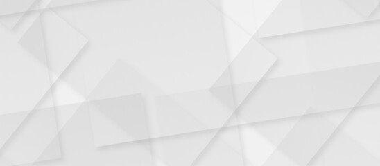 Abstract white and gray technology concept diamond triangle geometric shape background. gradient vector art illustration. soft and trendy business template . futuristic concept background	
