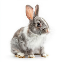 Fototapeta premium rabbit isolated on white