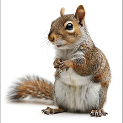 Obraz premium squirrel on a white background