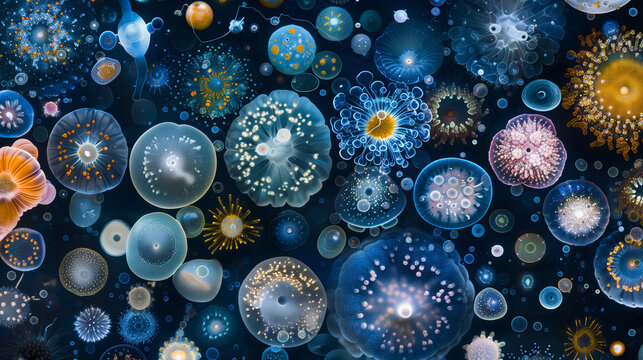 microscopic bacteria
