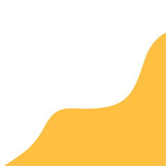 Yellow template divider shape