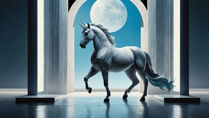 a modern abstract logo design comprising a delicate ou background