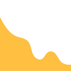 Yellow template divider shape