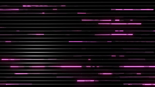 3d abstract simple geometric background with multicolor rectangles like light bulbs flashing neon lights on screen in 4k. Smooth looped animation. Creative simple motion design bg with 3d objects