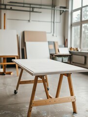 Smart drafting table implements for enhancing architectural drawings, improvement, ergonomic support