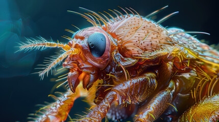 An illustration about microscopic creatures.