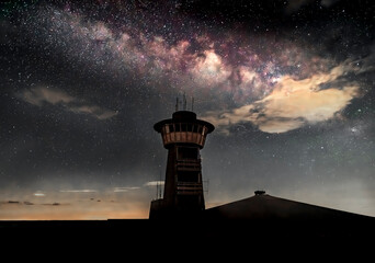 Starry Night Watchtower