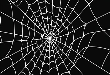 Obraz premium Seamless Spider Web Background Pattern for Textile and Wallpaper Design