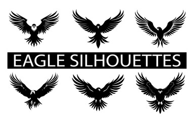 Fototapeta premium Best bold Eagle Silhouettes Images 