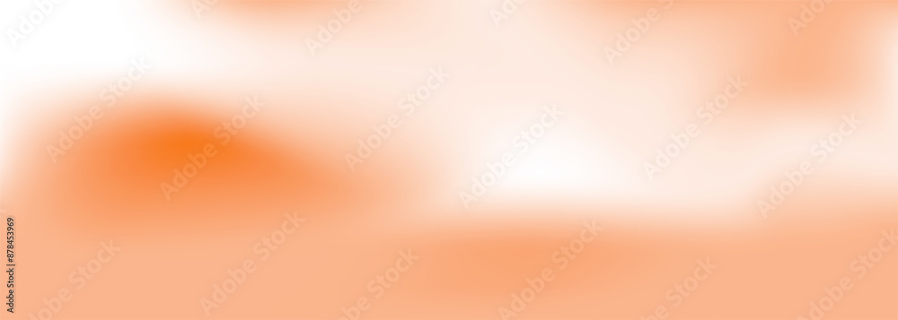 Aufkleber Orange gradient background. Abstract blurred holographic apricot color gradient creative backdrop. Abstract minimalist orange colore gradation background. Warm yellow vector illustration.