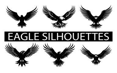 Fototapeta premium Best bold Eagle Silhouettes Images 