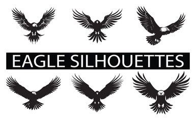Fototapeta premium Best bold Eagle Silhouettes Images 