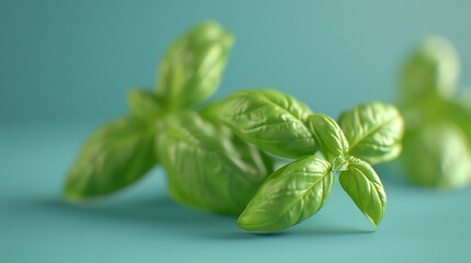 Fototapeta premium basil leaves