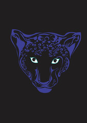 leopardo azul