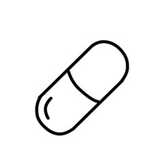 Medical Drug Vector Line Icon