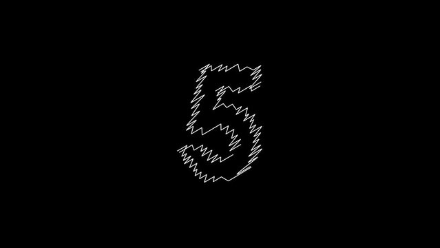 Scribble effect number 5 animation