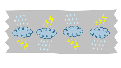 Single Washi Tape or Masking Tape Craft Design