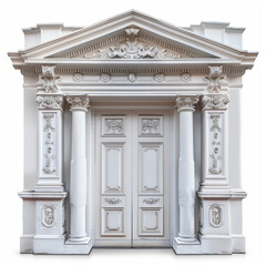 Obraz premium column isolated on white