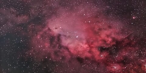 Fototapeta premium Cosmic Nebula: A Symphony of Stars and Gas