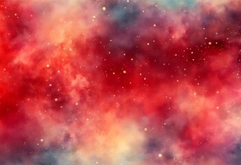 Fototapeta premium and colorful nature paint texture watercolor gold vintage space grunge design frost lights background stars pattern abstract red dots sky illustration wall nebula art outer