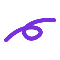 Cute Line Doodle Flat Icon Illustration 