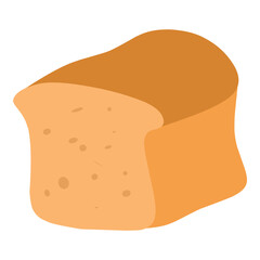 Cute Food and Drink Flat Icon Illustration 