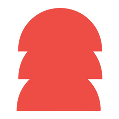 Flat Abstract Geometric Shape Decoration