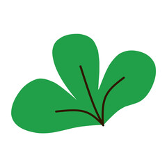 Flat Leaves Icon