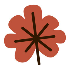 Flat Leaves Icon