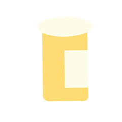 medical pills vector simple flat illustration