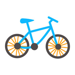 Cute Transportation Vehicle Flat Icon Illustration 
