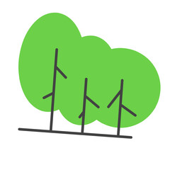 Cute Travel and Journey Flat Icon Illustration 