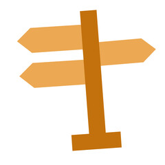 Cute Travel and Journey Flat Icon Illustration 