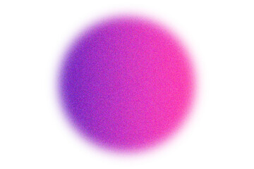 Abstract blurry pink purple gradient circle shape noise texture design element © Emre Akkoyun
