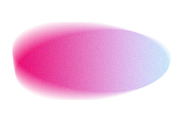 Abstract blurry pink purple gradient ellipse shape sticker noise texture design element