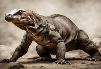 Obraz premium animal clear transparency design overlay opacity channel olated graphic background elements invisible transparent b alpha wildlife komodo nature overlays image png format graphicdesign masterpiece