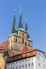Fototapeta premium Historic Cathedral of St. Mary in Erfurt, Germany