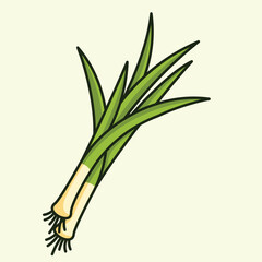 Cartoon Vegetable Vector Design. Vegetables food cute art illustration