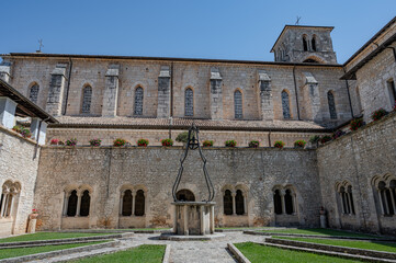 Fototapeta premium Veroli, Lazio. The Cistercian Abbey of Casamari.