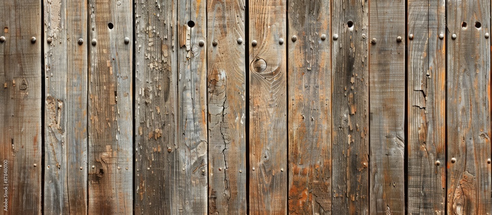 Poster Clear background displaying wooden boards with detailed texture in a copy space image.